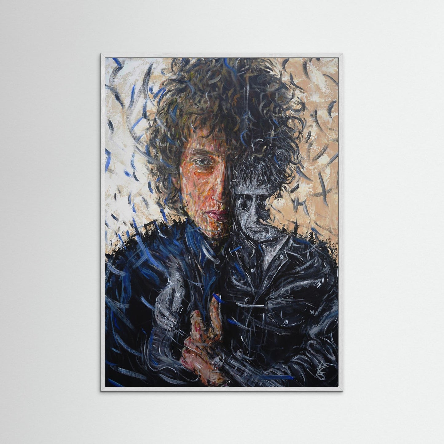 Paper Print: "Bob Dylan"