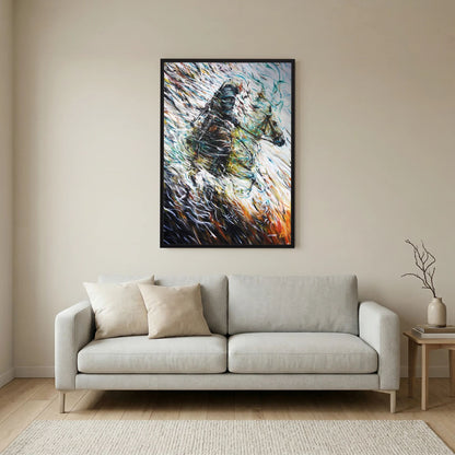 Paper Print: "Wolf & Swallow"