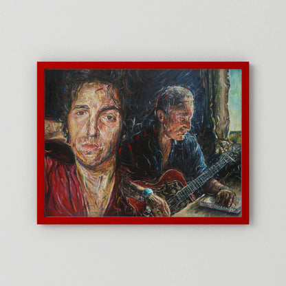 Paper Print: "Bruce Springsteen 