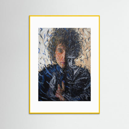 Paper Print: "Bob Dylan"