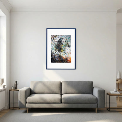 Paper Print: "Wolf & Swallow"