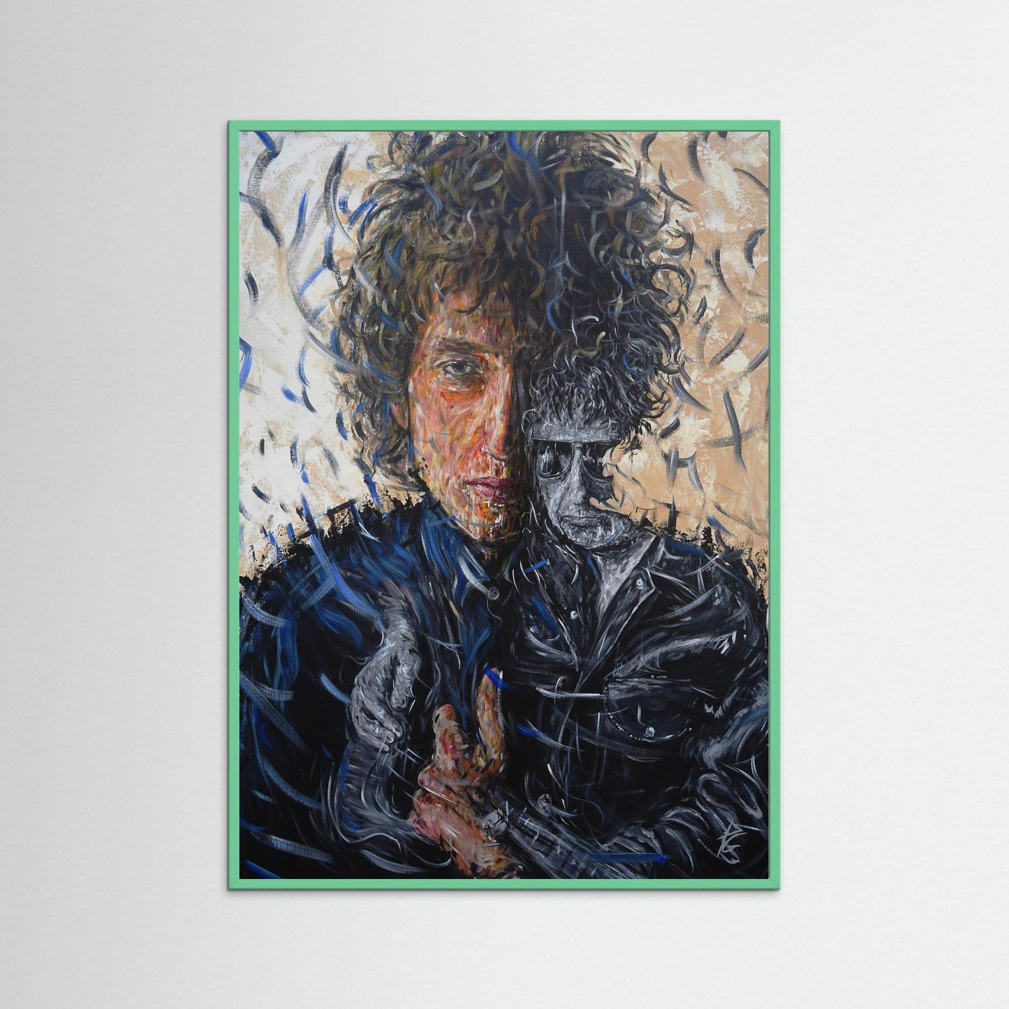 Paper Print: "Bob Dylan"