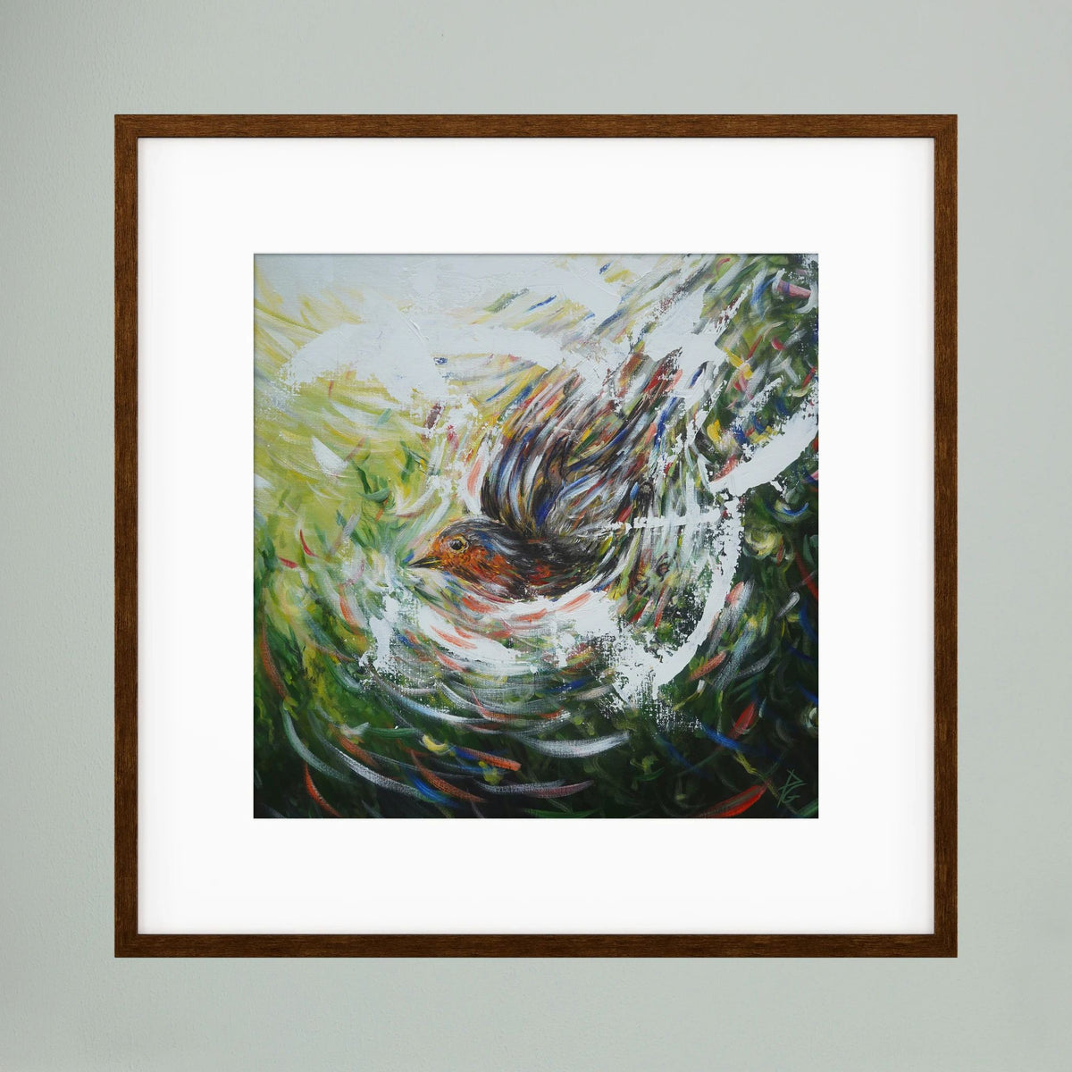 Paper Print: "Passing Through"