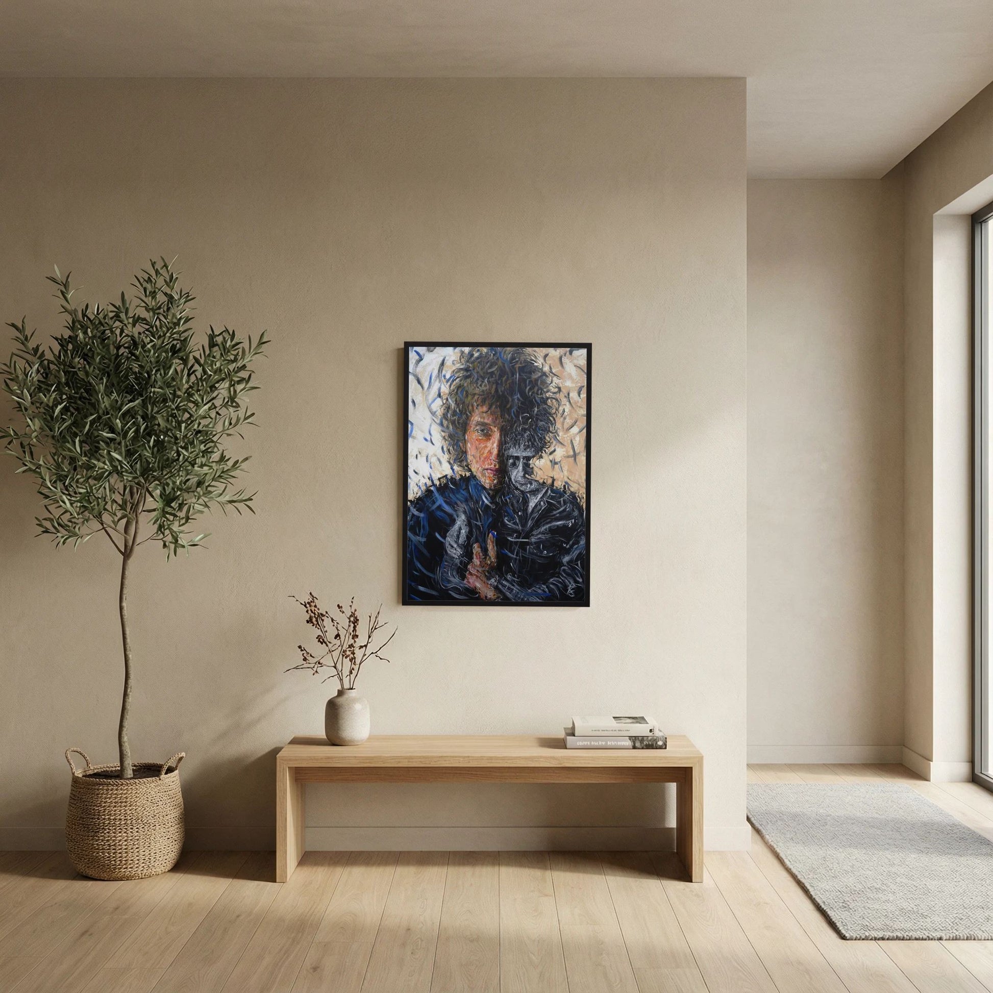Paper Print: "Bob Dylan"
