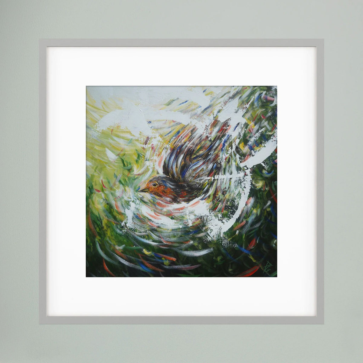 Paper Print: "Passing Through"