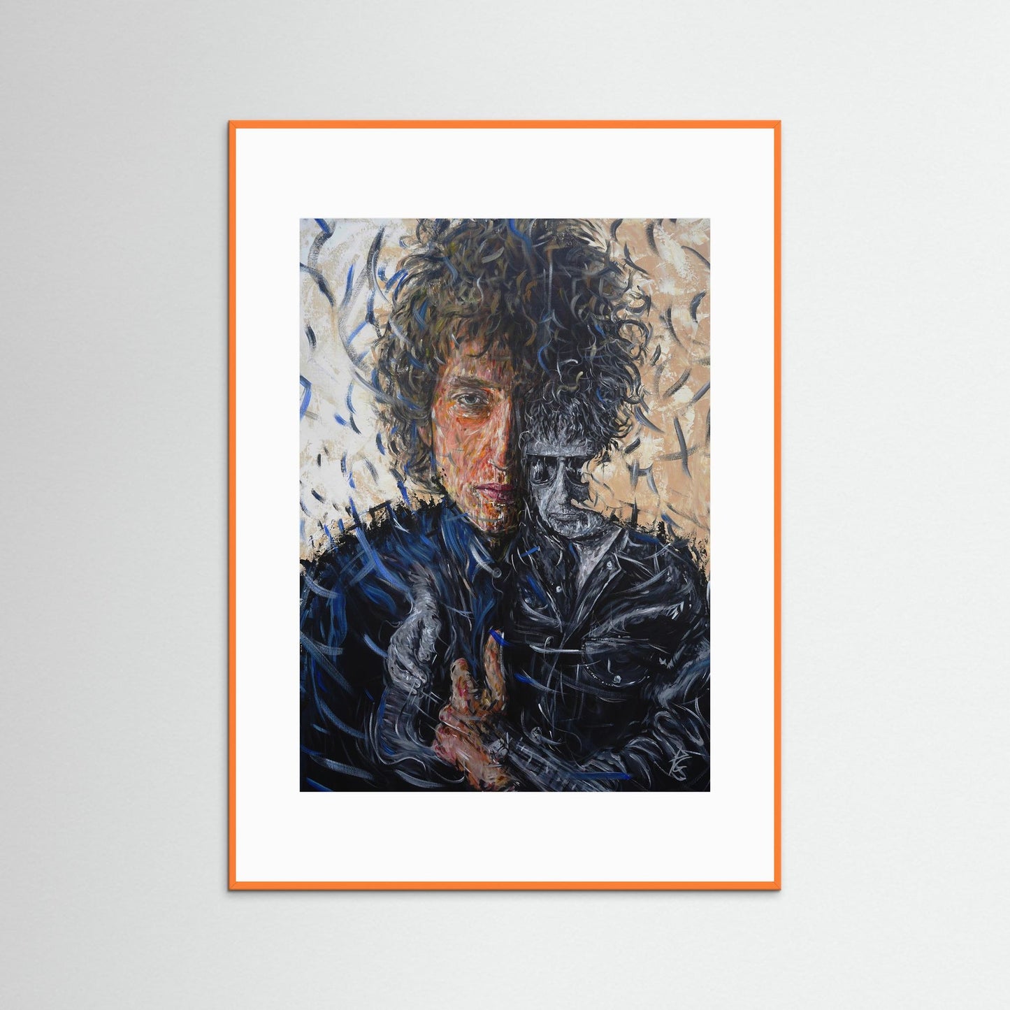 Paper Print: "Bob Dylan"