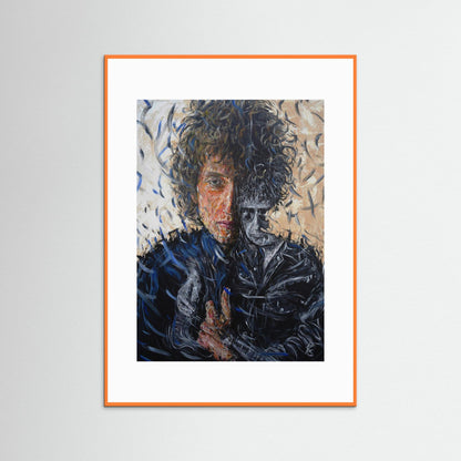 Paper Print: "Bob Dylan"