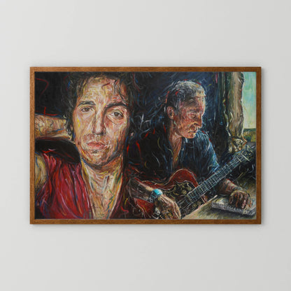 Paper Print: "Bruce Springsteen 