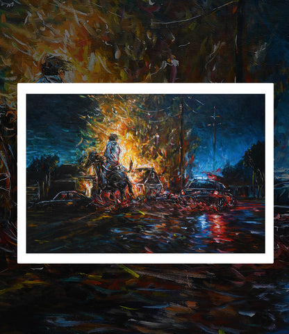 Special Edition Print: "Night of Red & Blue"